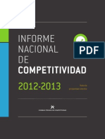 Informe de Competitividad Colombia 2012-2013