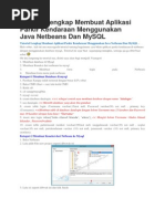 Download Membuat Aplikasi Parkir Kendaraan Menggunakan Java Netbeans by Bayu Modric SN168261846 doc pdf