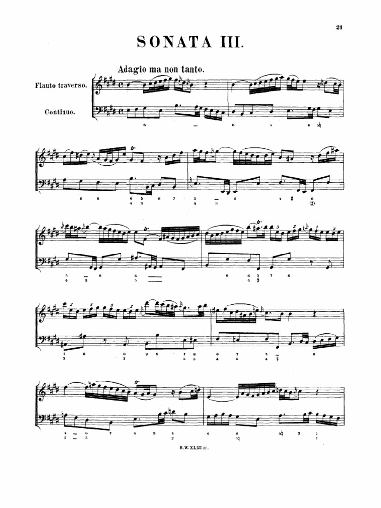 Bach - Flute- BWV 1035