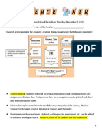 Science Fair Guidelines 2013