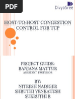 Host To Host Congestion Control For TCP