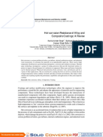 Hot Corrosion Performance of Alloy and Composite Coatings