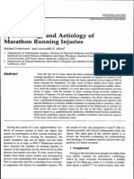 Epidemiology and Aetiology of Marathon Running Injuries - Fredericson and Misra, 2007