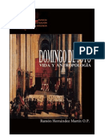 Domingo de Soto. Vida y Antropología