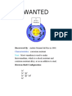 WANTED Poster Sample For Element