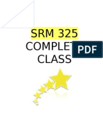 SRM 325 Complete Class