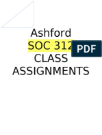 Ashford SOC 312 CLASS ASSIGNMENTS