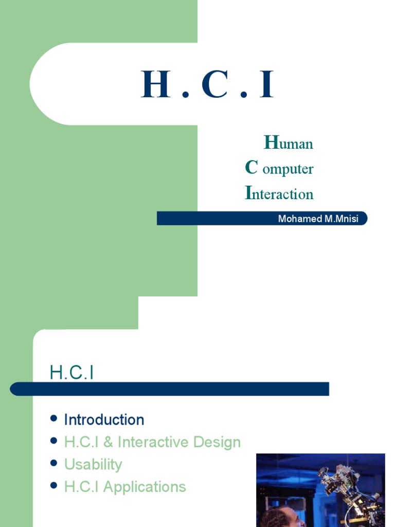 Human Computer Interaction | PDF