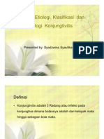 Definisi Etiologi Klasifikasi Dan Patofisiologi Konjungtivitis