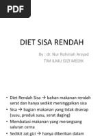 Diet Sisa Rendah