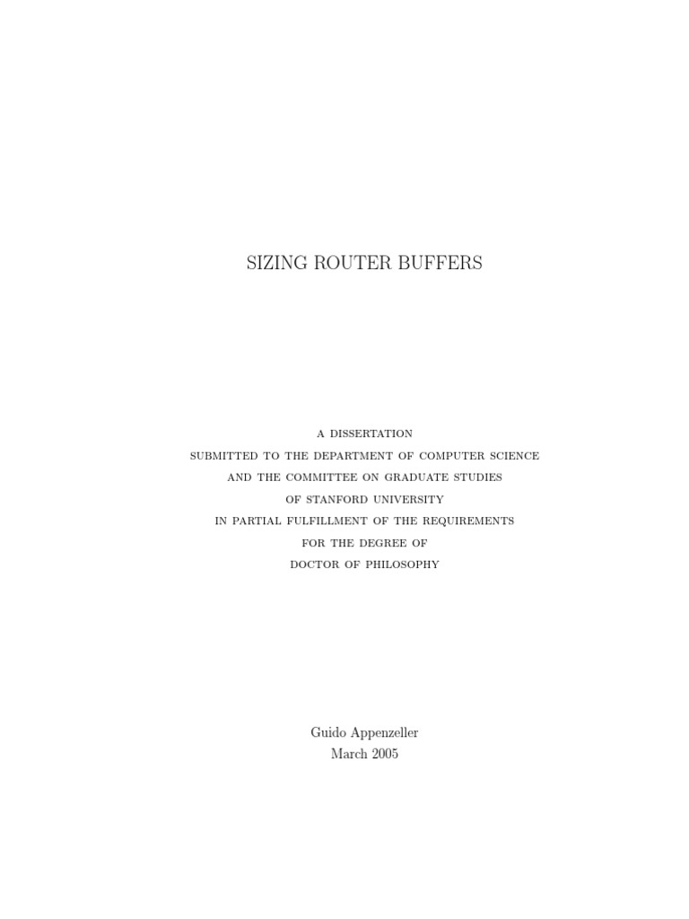 Network congestion thesis picture