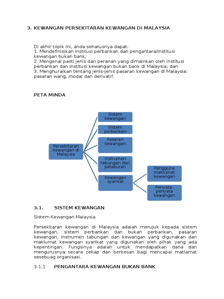 Rbt3119 Bab 3 Persekitaran Kewangan Di Malaysia Pdf