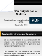 Traduccion Dirigida por la Sintaxis