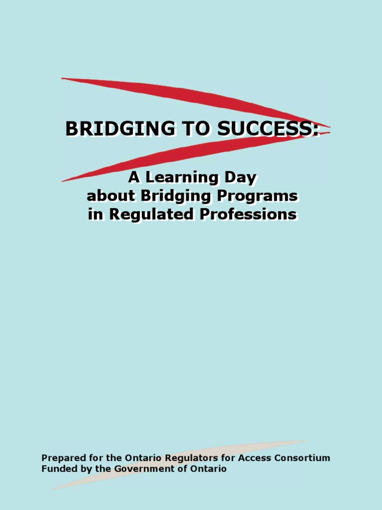 Bridging Success | PDF | Educational Assessment | Competence (Human ...