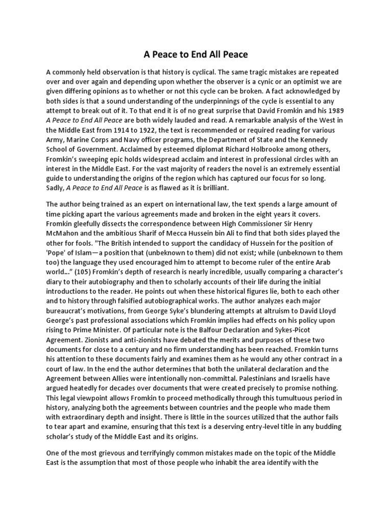 War and peace essays image