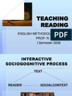 Teaching Reading: English Methodology Ii PROF: R. Correa I Semester 2008