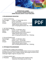 KCC - Ketentuan Lomba