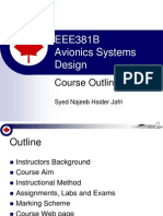 EEE381B Avionics Systems Design: Course Outline