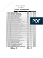 Senarai Nama Murid 4 DAMAI (2013) Nama Guru Kelas: En. Rasid Bin Hussain