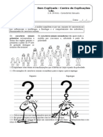 2.1 Ficha de Trabalho Â " Sistema Reprodutor - Caractreres Sexuais