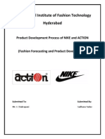 National Institute of Fashion Technology Hyderabad: Product Development Process of NIKE and ACTION