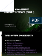 Areas of Management Advisory Services 1