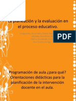 CLASE COMPLETA, Planeación y La Evaluación en El Proceso Educativo