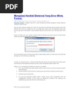 Download Mengatasi Hardisk Eksternal Yang Error Minta Format by Agustinus Ricky SN168323907 doc pdf
