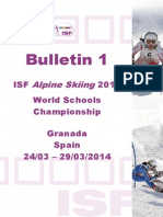 ISF Ski Alpine 2014 Bulletin 1 E