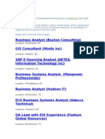 13434058 Business Analyst Jobs From JobsBridge