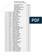 Class X Roll Numbers2013