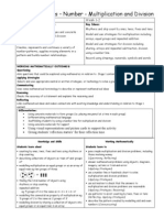 multiplication and division