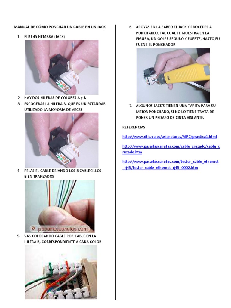 Ponchar RJ45 Hembra | PDF