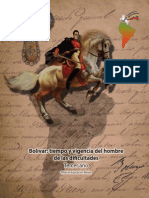 Bolivar Tiempo y Vigencia Del Hombre de Las Dificultades