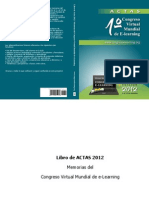 Libro de Actas 2012 - Memorias Del Congreso Virtual Mundial de e Learning