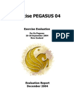 Exercise Pegasus Evaluation