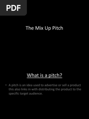 Mix Up Pitch