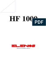 Elenos Hf1000 1000w Power Amplifier