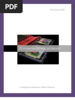 Download Configuracion de un Cluster de MySQL  en Ubuntu by Edwin Njera SN16835232 doc pdf