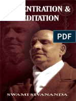 Concentration and Meditation 14th Edition by Swami Sivananda