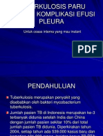 Tuberkulosis Paru Dengan Komplikasi Efusi Pleura