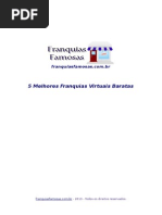 5 Melhores Franquias Virtuais Baratas