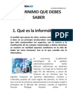 Lo Minimo Que Debes Saber Informatica Ih