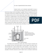 Bomb Calorimeter