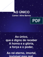 Ao único - Aline Barros