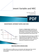 Investment Variable and MEC