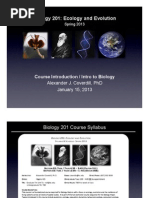 Lecture 1Bio Ecology