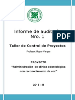 Informe de Auditoria Nro. 1 - ACORV