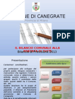 Bilancio Di Previsione Anno 2013