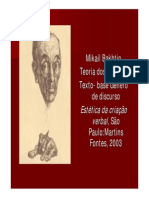 BAKHTIN Mikhail Generos Do Discurso